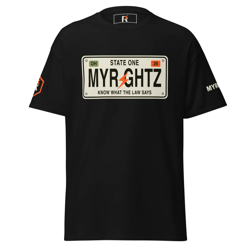 MyRightz State One classic tee