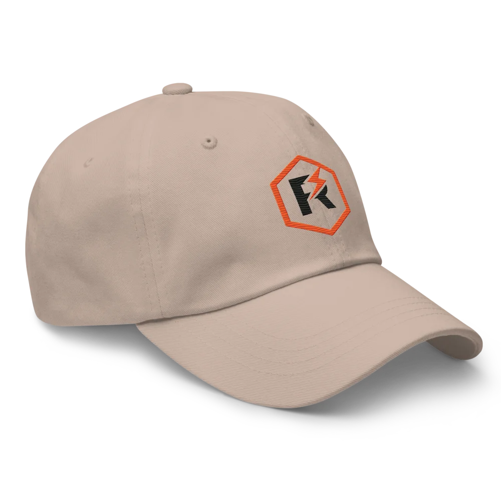 MyRightz Logo Dad hat, Stone, picture 3 of 6