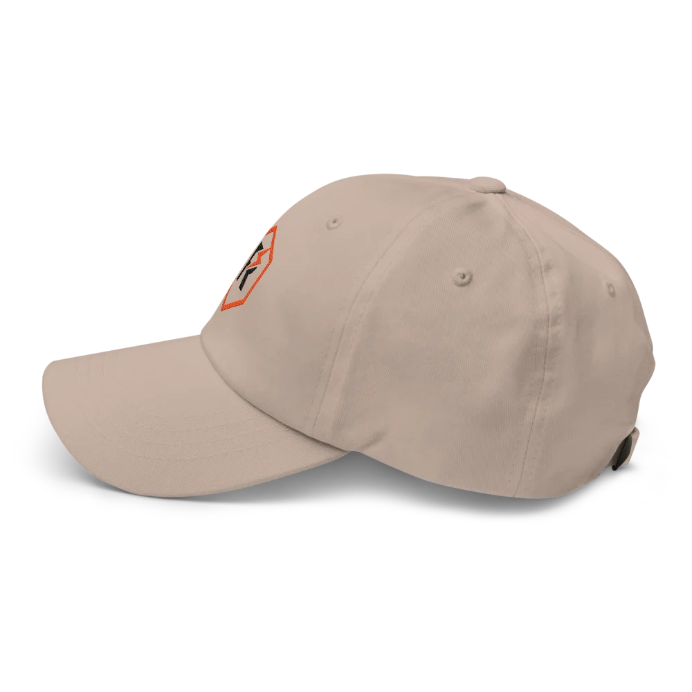 MyRightz Logo Dad hat, Stone, picture 4 of 6
