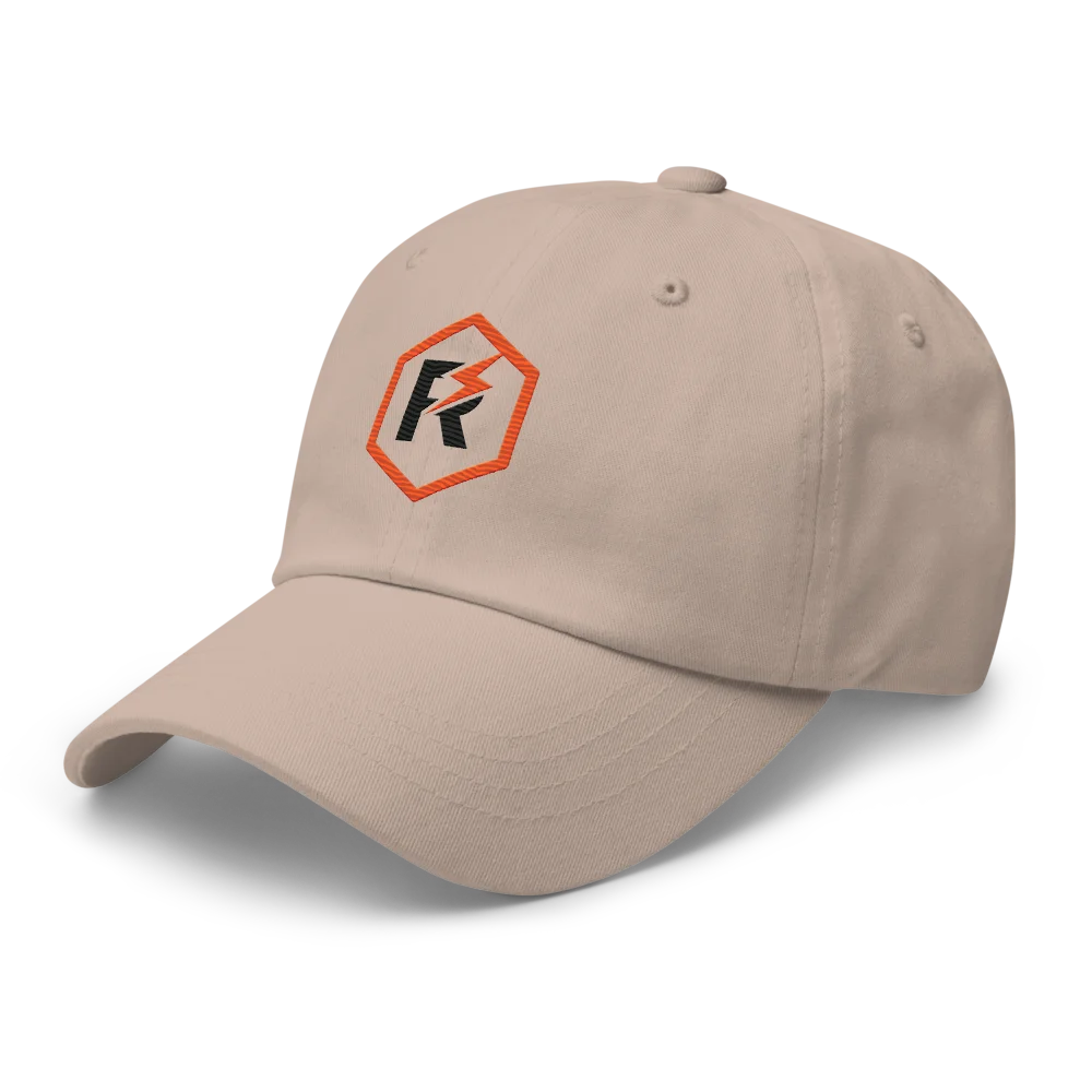 MyRightz Logo Dad hat, Stone, picture 5 of 6