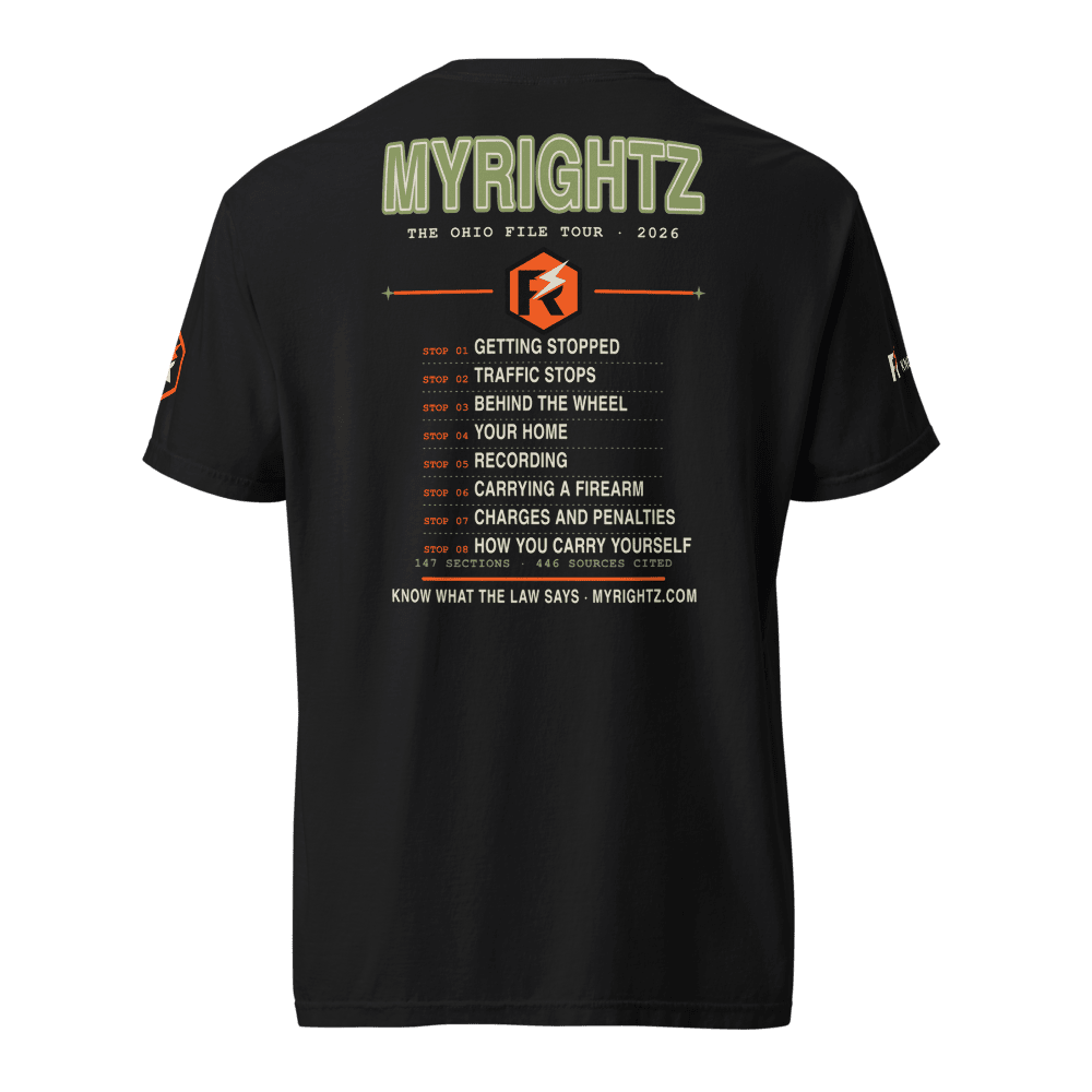 File Tour Heavyweight T-Shirt, Black, picture 4 of 8
