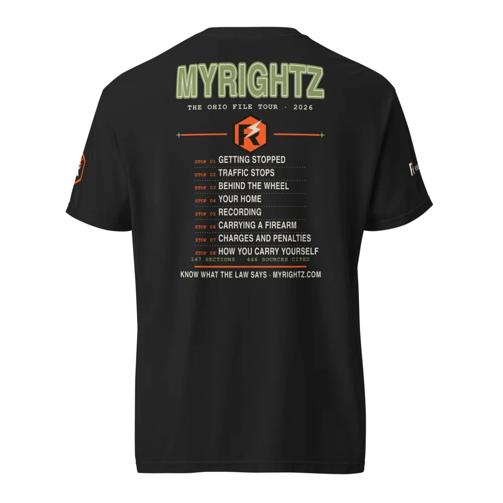 File Tour Heavyweight T-Shirt, Black, picture 8 of 8