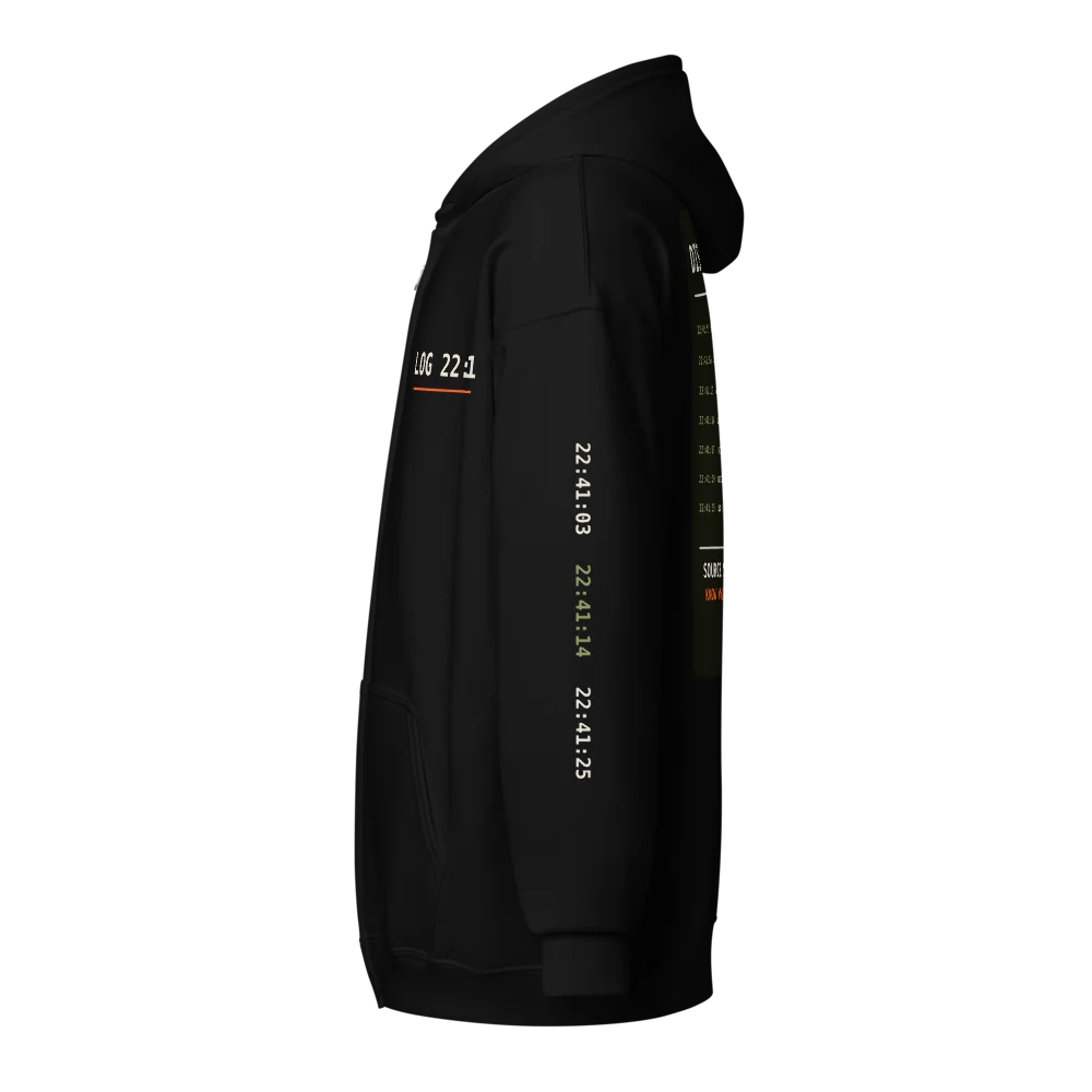 Dispatch zip hoodie, Black, picture 3 of 8