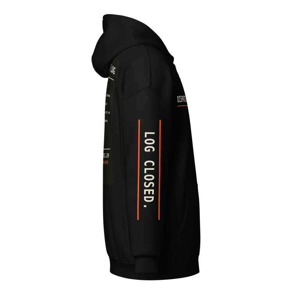 Dispatch zip hoodie, Black, picture 4 of 8