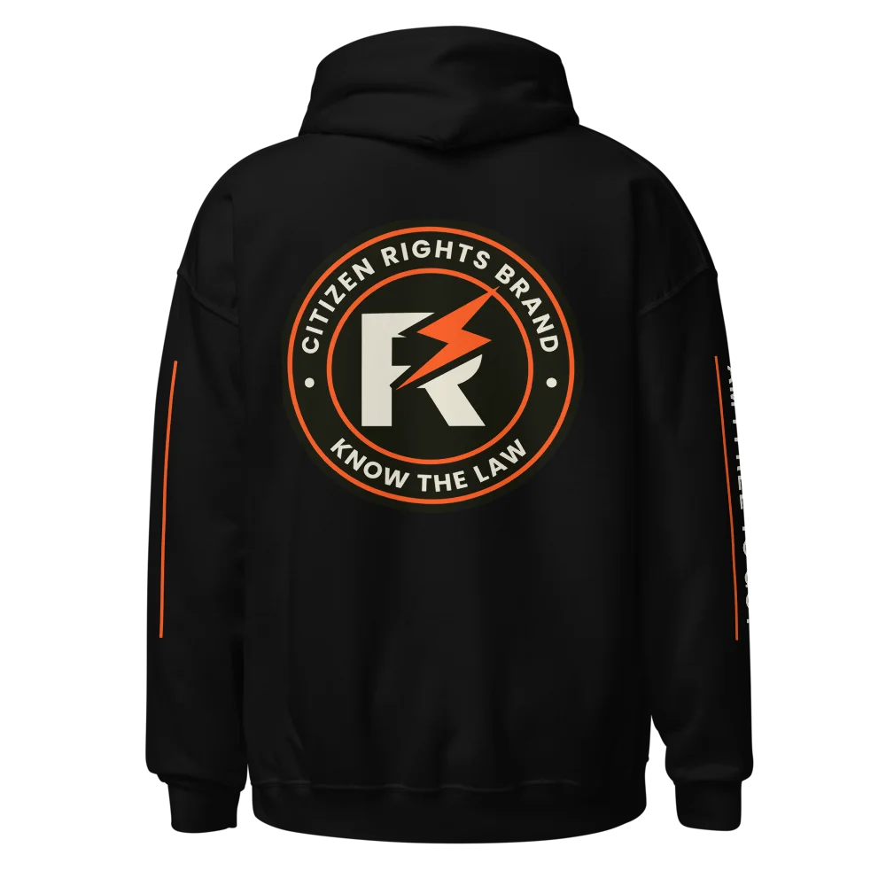 MyRightz State Hoodie, Black, picture 2 of 8
