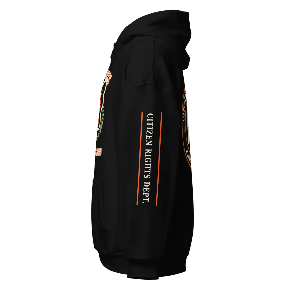 MyRightz State Hoodie, Black, picture 7 of 8