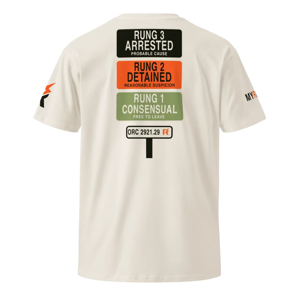 MyRightz Rung premium t-shirt, Bone, picture 2 of 8