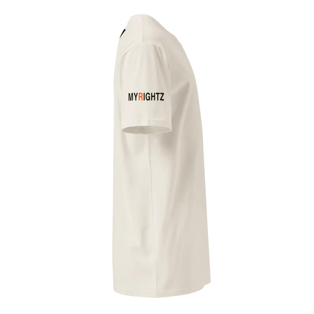 MyRightz Rung premium t-shirt, Bone, picture 8 of 8