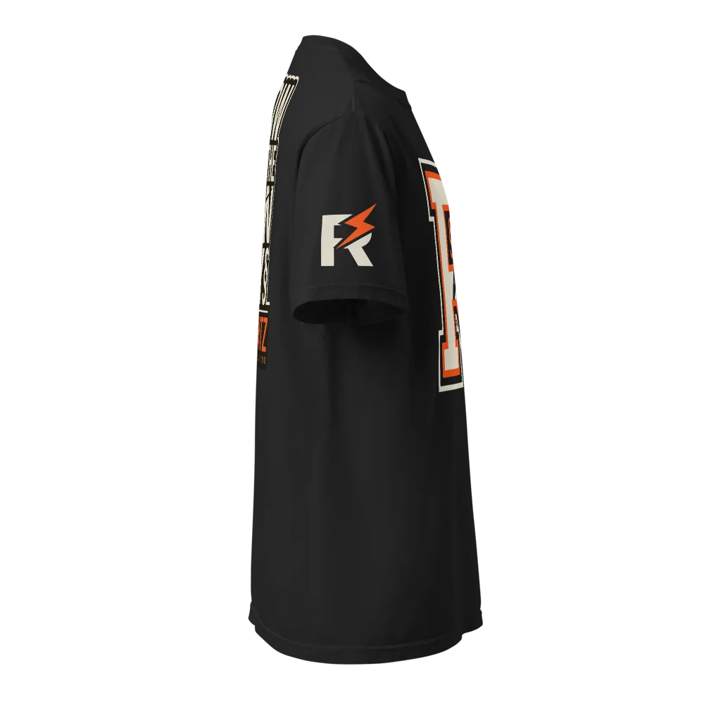 K.W.T.L.S garment-dyed heavyweight t-shirt, Black, picture 7 of 8