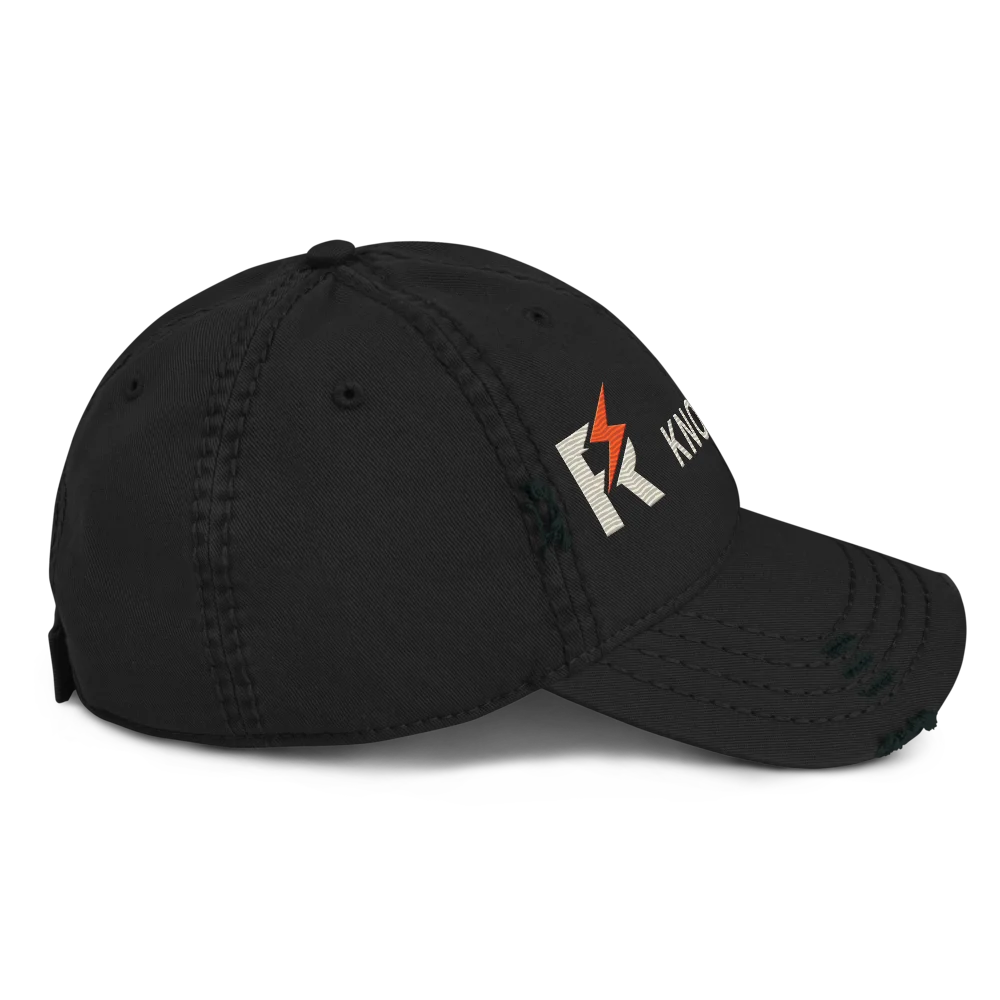 Know The Law Distressed Dad Hat, Black, picture 3 of 4