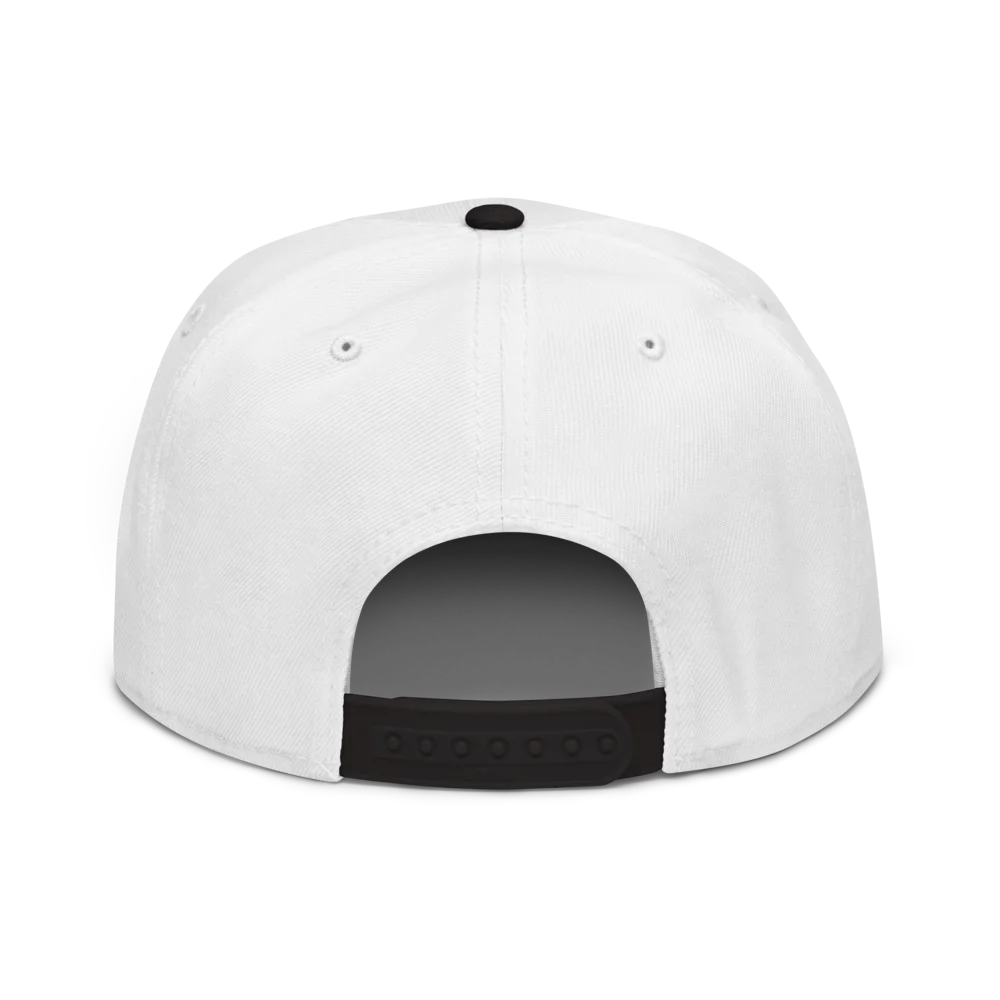 MyRightz Logo 3 Snapback Hat, Black / White / White, picture 2 of 6