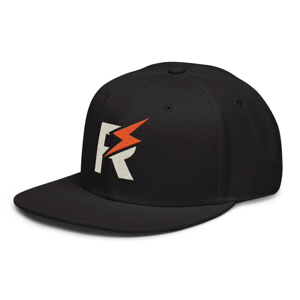 MyRightz Logo 2 Snapback Hat, Black, picture 3 of 6