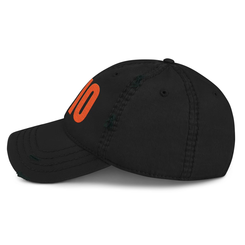 OHIO Distressed Dad Hat, Black, picture 4 of 4