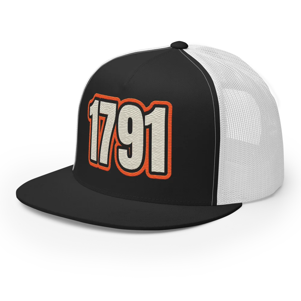 1791 Trucker Cap, Black/ White, picture 4 of 6