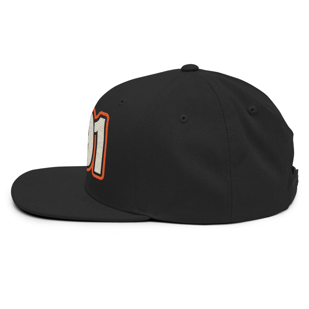 1791 Snapback Hat, Black, picture 4 of 6