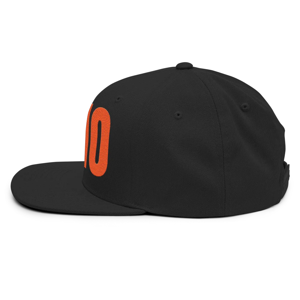 OHIO Snapback Hat, Black, picture 4 of 6