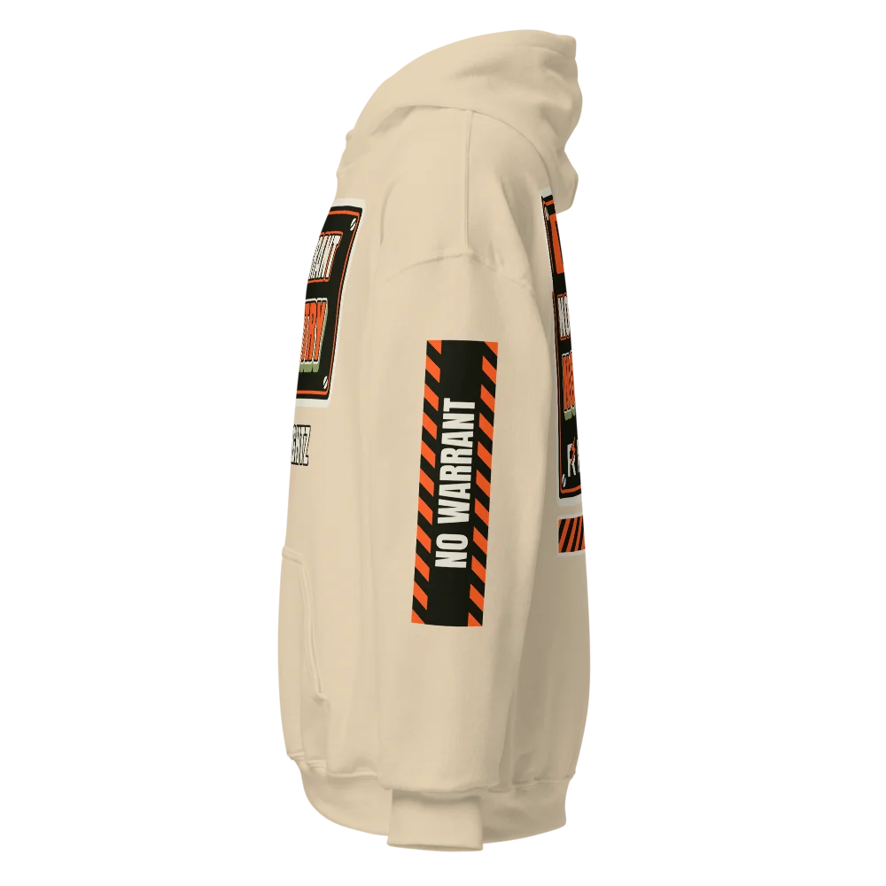 No Warrant Hoodie, Sand, picture 3 of 8