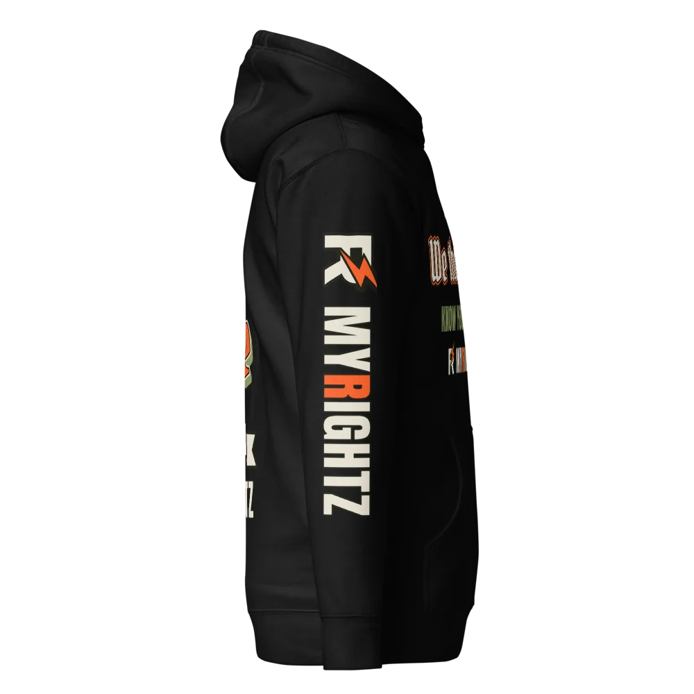 We The People Hoodie, Black, picture 7 of 8