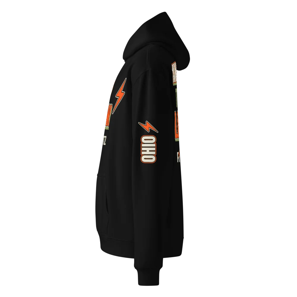 Know The Law oversized hoodie, Black, picture 8 of 8