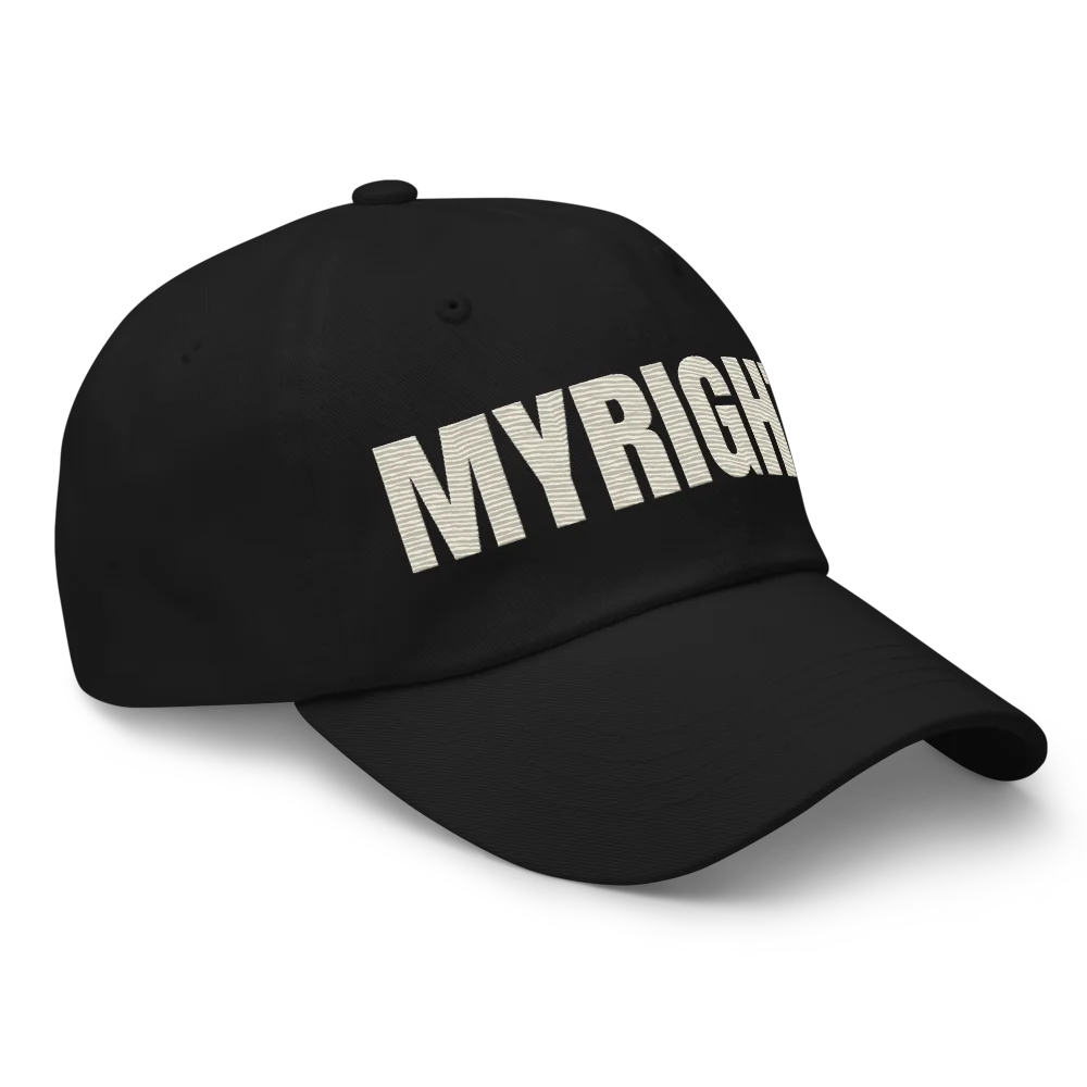 MyRightz Dad hat, Black, picture 3 of 6